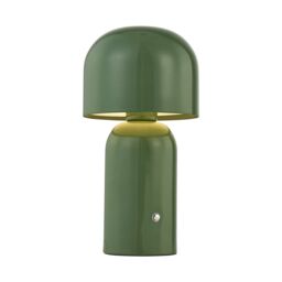 First Choice Lighting Christina - Sage Green LED Rechargeable Touch Table Lamps Twin Pack - thumbnail 3