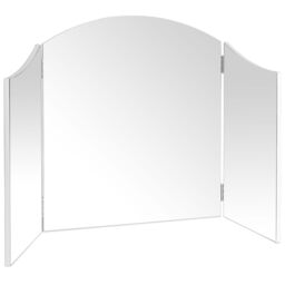 Beautify Trifold Dressing Table Mirror in Silver