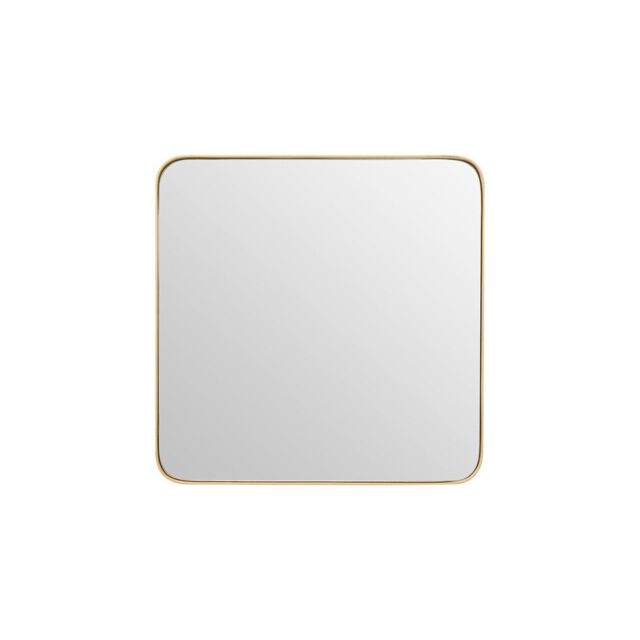 Orsina Tia Small Gold Finish Square Wall Mirror - image 1