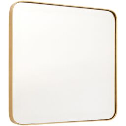 Orsina Tia Small Gold Finish Square Wall Mirror - thumbnail 2