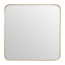 Orsina Tia Small Gold Finish Square Wall Mirror - thumbnail 3