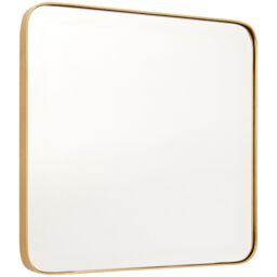 Orsina Tia Small Gold Finish Square Wall Mirror - thumbnail 4