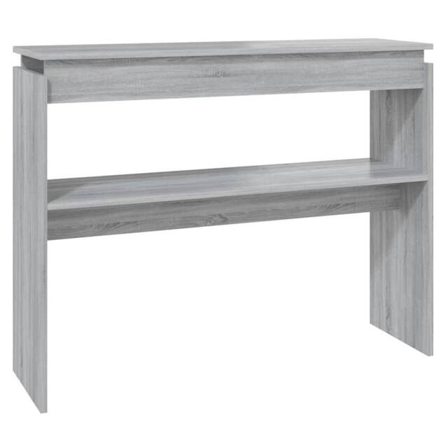 Berkfield Home Console Table Grey Sonoma 102x30x80 cm Engineered Wood - Size: 102 x 30 x 80 cm - image 1