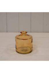 KDMD Cognac Squat Glass Bottle in Orange - thumbnail 1