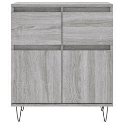 Berkfield Home Sideboard Grey Sonoma 60x35x70 cm Engineered Wood - Size: 60 x 35 x 70 cm - thumbnail 5