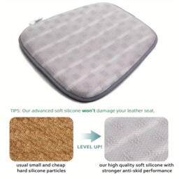 SPETLEK Car Seat Cushion Driver Seat Pillow Comfort Driving Support Pad in Black - Size: 120 cm x 135 cm - thumbnail 4