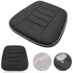 SPETLEK Car Seat Cushion Driver Seat Pillow Comfort Driving Support Pad in Black - Size: 120 cm x 135 cm