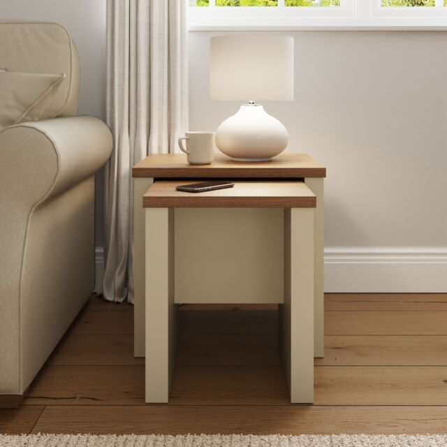 GFW Lancaster Nesting Tables in Cream - image 1