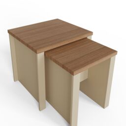 GFW Lancaster Nesting Tables in Cream - thumbnail 5