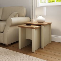 GFW Lancaster Nesting Tables in Cream - thumbnail 2
