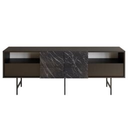 Decorotika Derin Modern Sideboard Cabinet in Black - thumbnail 5