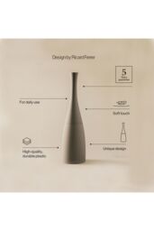 Cosmic Toilet Brush Matt Grey Unique design coating Saku Collection in White - thumbnail 3