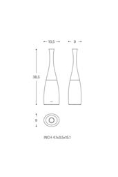Cosmic Toilet Brush Matt Grey Unique design coating Saku Collection in White - thumbnail 7