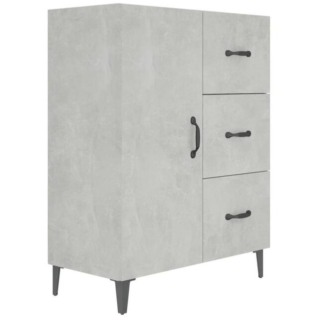 Berkfield Home Sideboard Concrete Grey 69.5x34x90 cm Engineered Wood - image 1