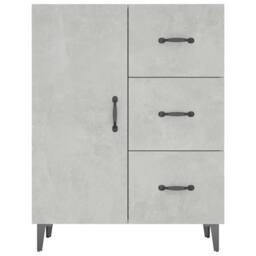 Berkfield Home Sideboard Concrete Grey 69.5x34x90 cm Engineered Wood - thumbnail 5