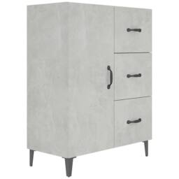 Berkfield Home Sideboard Concrete Grey 69.5x34x90 cm Engineered Wood - thumbnail 1