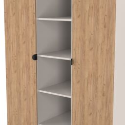 Ready Assembled 2 U Norway Tall 3 Door Robe with shelves (Ready Assembled) in Beige - Size: Large - thumbnail 5