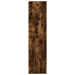 Berkfield Home Wardrobe Smoked Oak 80x50x200 cm Engineered Wood in Brown - Size: 80 x 50 x 200 cm - thumbnail 5