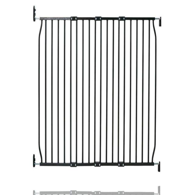 Safetots Extra Tall Natural Screw Fit Baby Gate Screw Fit Baby Gate 100cm Tall in Black - Size: 80 cm - 90 cm - image 1