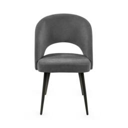 Cheshire Elowen Elegant Onyx Dining Chairs - Set of 2 in Dark Grey - thumbnail 3