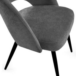 Cheshire Elowen Elegant Onyx Dining Chairs - Set of 2 in Dark Grey - thumbnail 5
