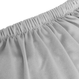 Berkfield Home Stretch Couch Slipcover Grey Polyester Jersey - thumbnail 5