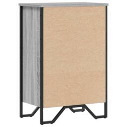 Berkfield Home Bookcase Grey Sonoma 50x31x74.5 cm Engineered Wood - thumbnail 6