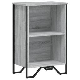 Berkfield Home Bookcase Grey Sonoma 50x31x74.5 cm Engineered Wood - thumbnail 1