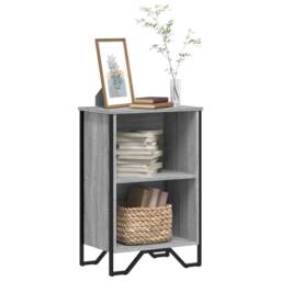 Berkfield Home Bookcase Grey Sonoma 50x31x74.5 cm Engineered Wood - thumbnail 2