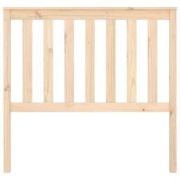 Berkfield Home Bed Headboard 106x6x101 cm Solid Wood Pine in Brown - Size: 106 x 6 x 101 cm - thumbnail 4
