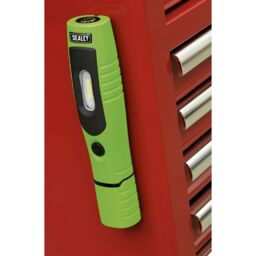 Loops 360Ã‚ ° Swivel Inspection Light - 7 SMD & 3W SMD LED - Rechargeable - Green - thumbnail 4