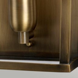 Netlighting Mansion House 1 Light Outdoor Flush Lantern Light Solid Brass IP44 E27 in Yellow - thumbnail 5