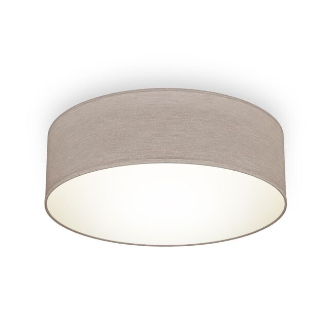 B.K.Licht Taupe 1xE27 40W Requires Bulb Ceiling Light - image 1