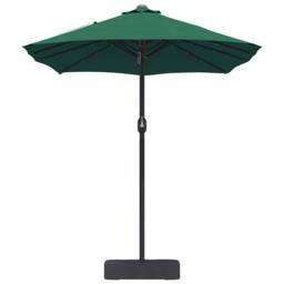Berkfield Home Garden Parasol Folding Green 385 x 209 x 244 cm Fabric - thumbnail 5