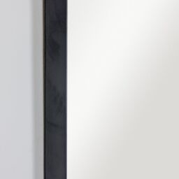 Melody Maison Large Framed Black Arched Mirror 100cm X 60cm - Size: 100 cm X 60 cm - thumbnail 6