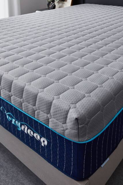 Ezysleep Halo 30cm Memory foam mattress in Grey - Size: Small Double - image 1