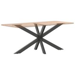Berkfield Home Modern Dining Table Leg Spider Shape Anthracite 150x78x(72-73) cm in Dark Grey - thumbnail 6