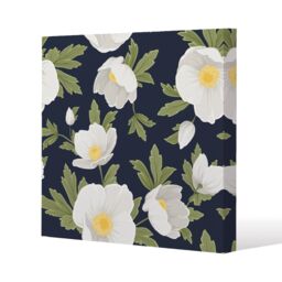 Benjamin Tate Design Winter rose (Canvas Print) / 46 x 46 x 4cm in Natural - Size: 46 x 46 x 4 cm - thumbnail 1