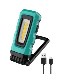Koolite LED Inspection light, Waterproof, Rechargeable Work Light, Portable with Magnetic stand & clip in Blue