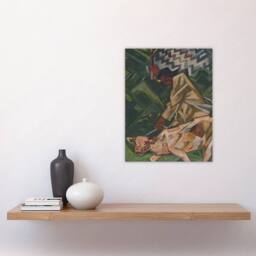 "Artery8 Opposite Abstract Geometric Kubincan Wall Art Poster Print in Green - Size: W18"" x H24""" - thumbnail 4