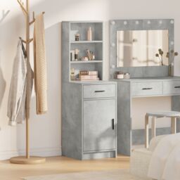 Berkfield Home Highboard Concrete Grey 40x41x135 cm Engineered Wood - Size: 40 x 41 x 135 cm - thumbnail 1