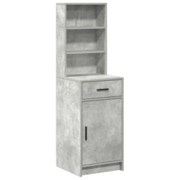 Berkfield Home Highboard Concrete Grey 40x41x135 cm Engineered Wood - Size: 40 x 41 x 135 cm - thumbnail 2