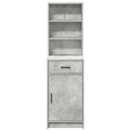 Berkfield Home Highboard Concrete Grey 40x41x135 cm Engineered Wood - Size: 40 x 41 x 135 cm - thumbnail 6