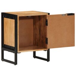 Berkfield Home Bedside Cabinet 40x30x50 cm Solid Wood Acacia in Brown - Size: 40 x 30 x 50 cm - thumbnail 2