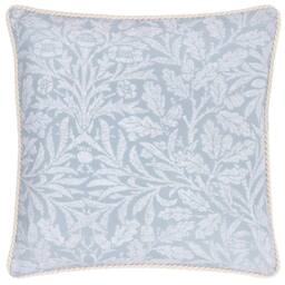 Morris & Co Acorn Tonal Jacquard Cushion in Baby Blue - Size: 50 cm x 50 cm - thumbnail 2