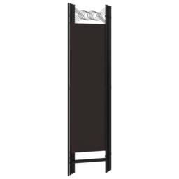 Berkfield Home 4-Panel Room Divider Brown 160x180 cm - thumbnail 4