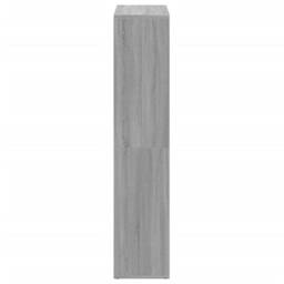 Berkfield Home Room Divider Bookcase Grey Sonoma 69.5x29x137.5 cm Engineered Wood - thumbnail 6