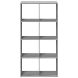 Berkfield Home Room Divider Bookcase Grey Sonoma 69.5x29x137.5 cm Engineered Wood - thumbnail 5
