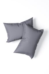 Panda London 100% Bamboo Pillowcases in Dark Grey - thumbnail 2