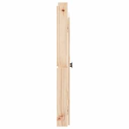 Berkfield Home Outdoor Kitchen Doors 2 pcs 50x9x82 cm Solid Wood Pine in Brown - Size: 50 x 9 x 82 cm - thumbnail 6